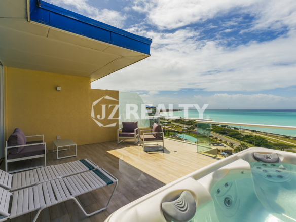 Condominium For Sale Aruba Penthouse view from terras