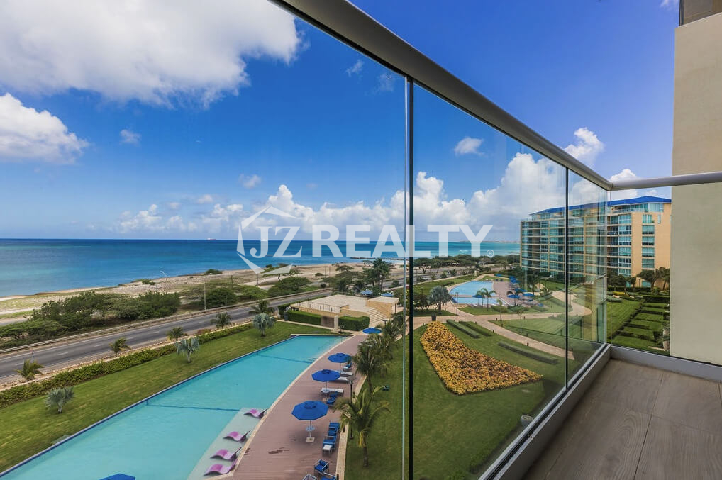Condo Unit 536 Blue Residences Balcony side pool view