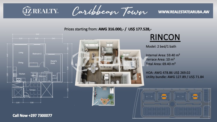 Rincon - 2 Bedroom Condo