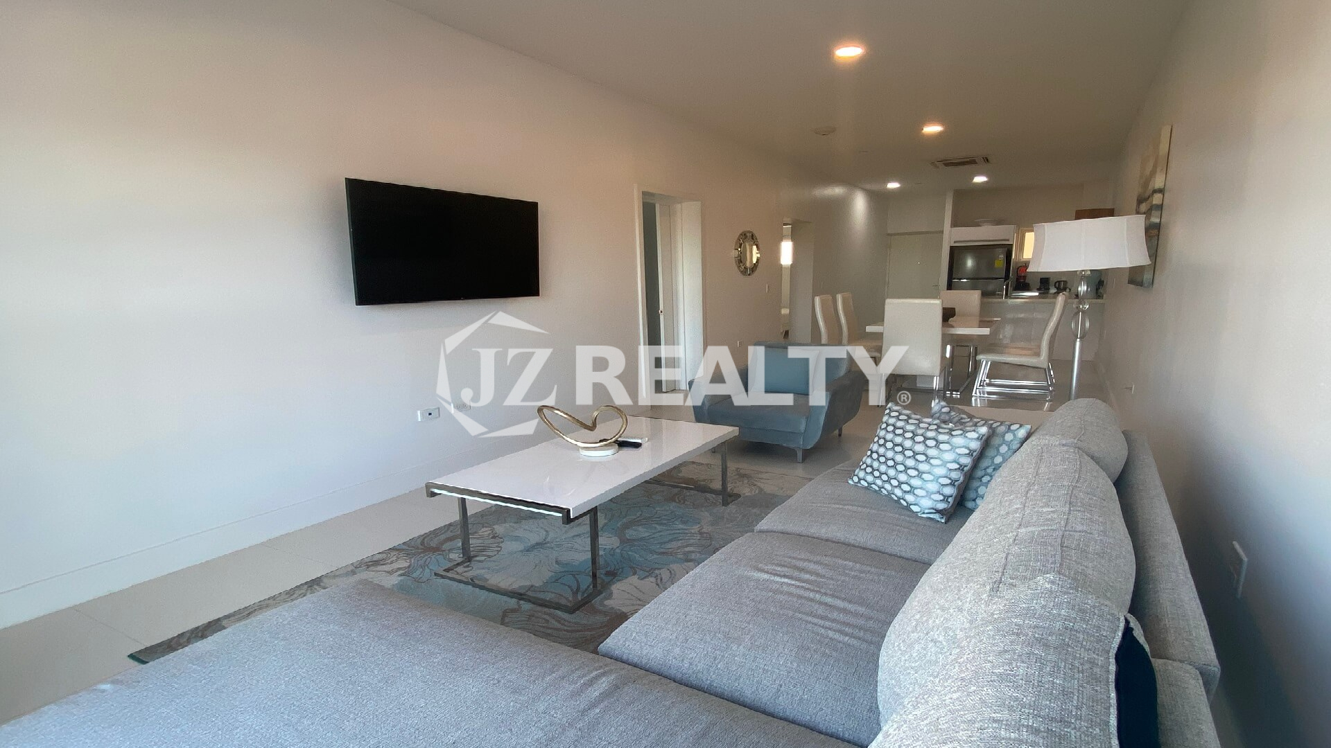 Apartment 308 Aruba Life 2-bed Living Area View