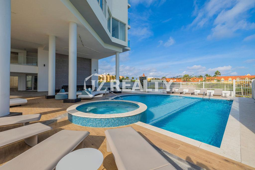 Penthouse PH6A Atlantic 360 3-Bed Pool Area View