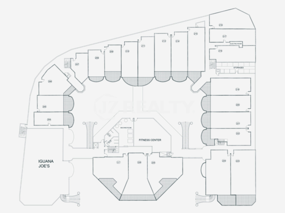 Condo Unit 221 Casa Playa Layout Plan
