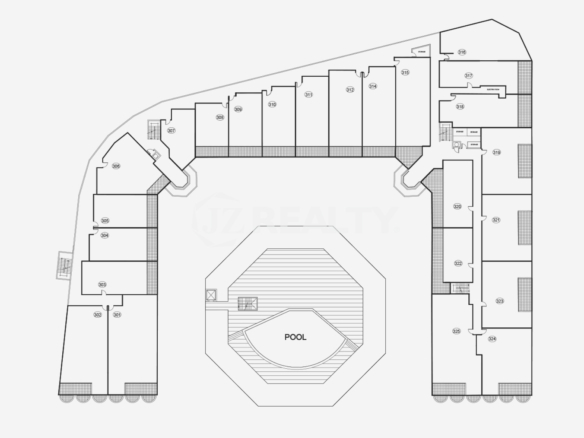 Condo Unit 323 Casa Playa Layout Plan