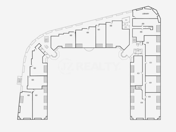 Condo Unit 409 Casa Playa Layout Plan