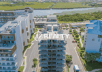 Reef Condominium eagle beach aereal view