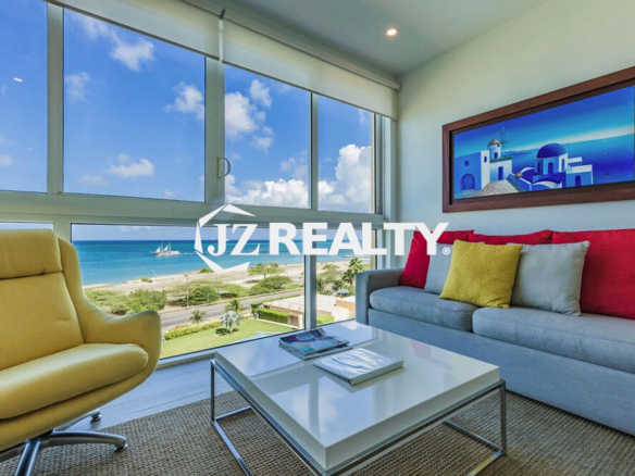 condo unit 635 blue residence living room