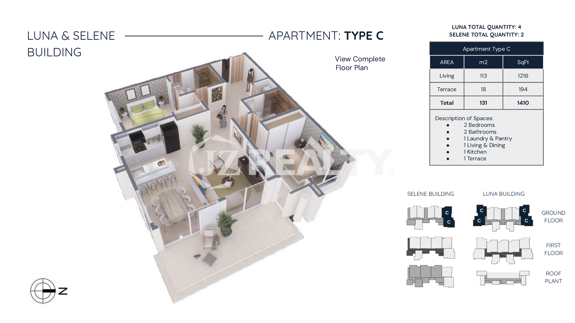 The Moon Condo Layout plan type C