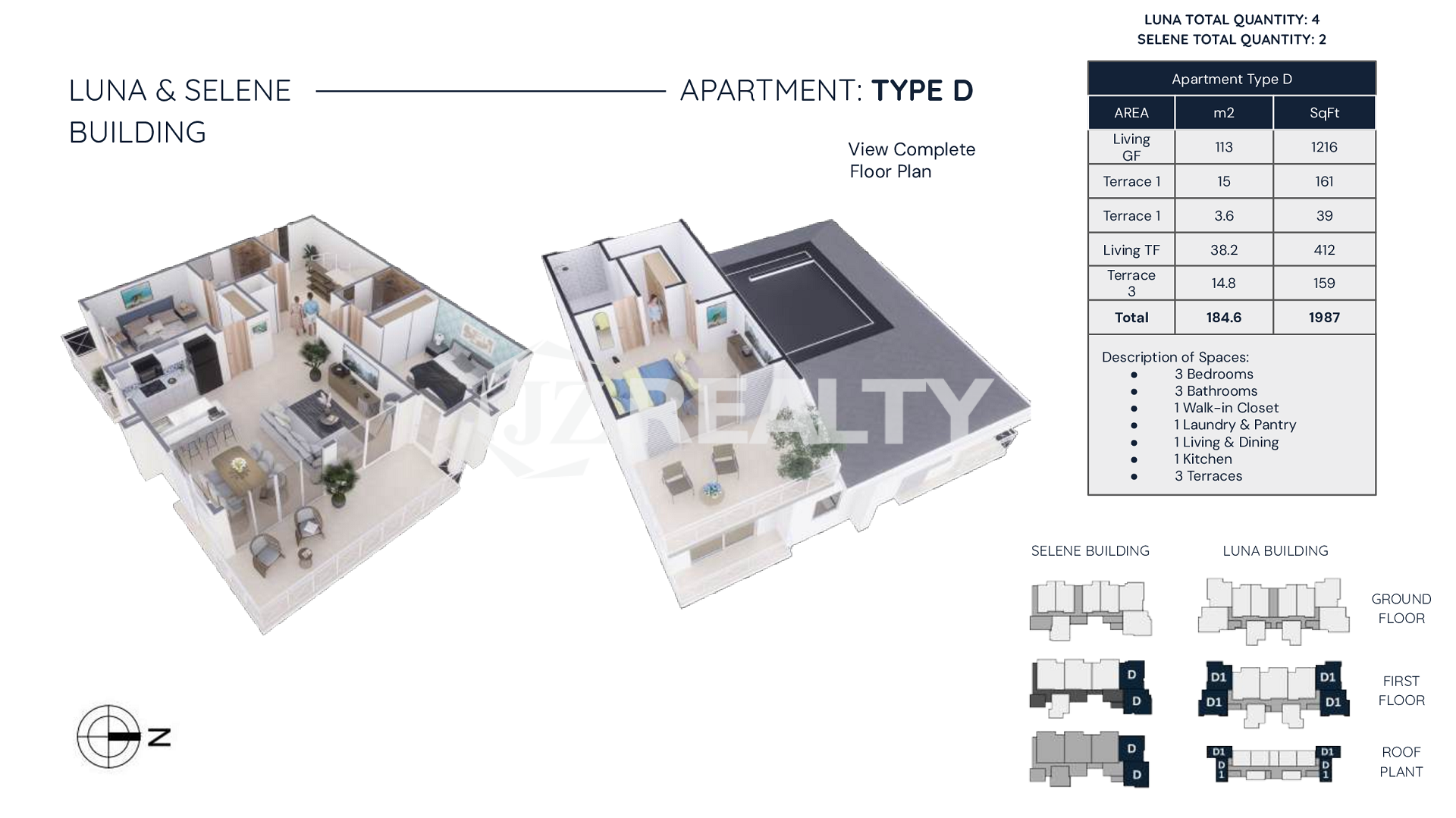 The Moon Condo Layout plan type D