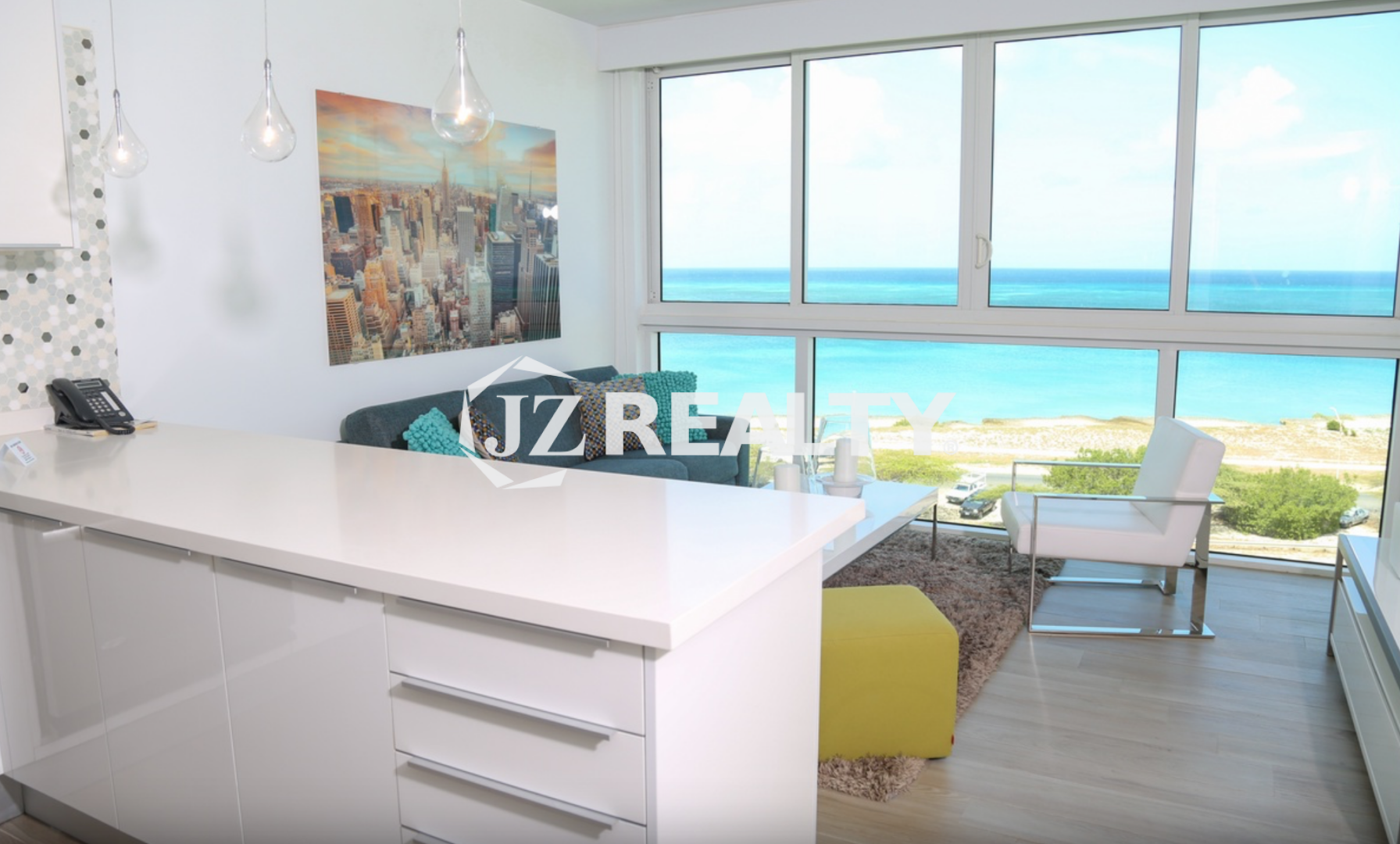 Condo Unit 635 Blue Residences Living view