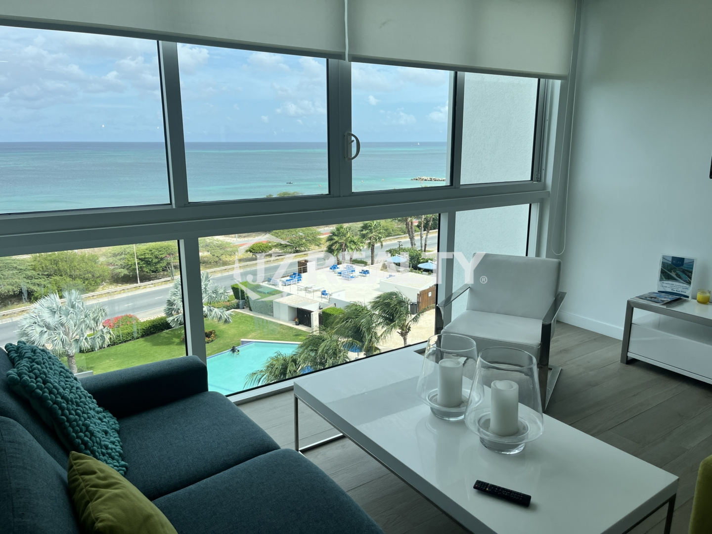 Condo Unit 635 Blue Residences Living Room View