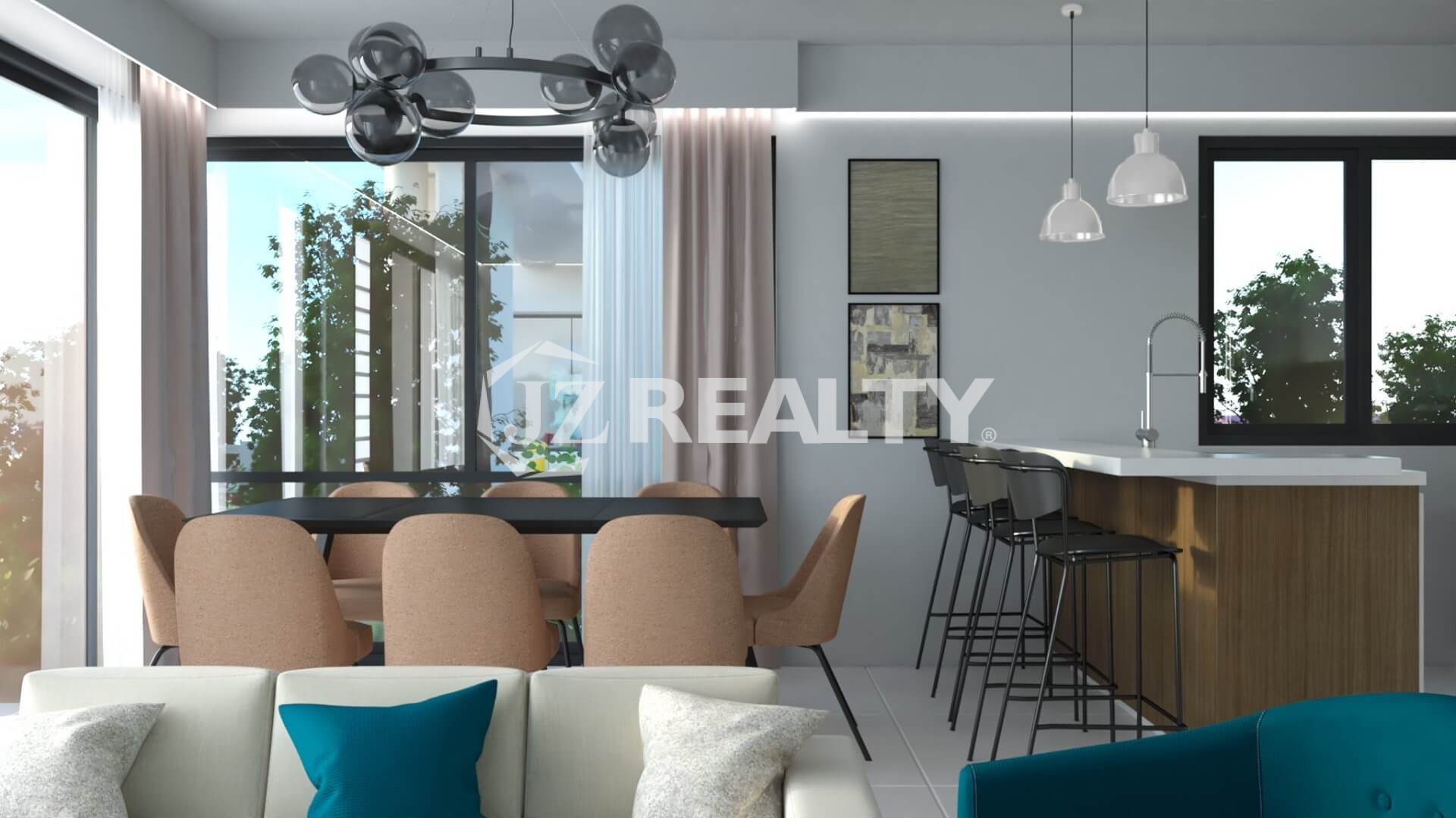 the-moon-condo-aruba-dining-area-interior-style