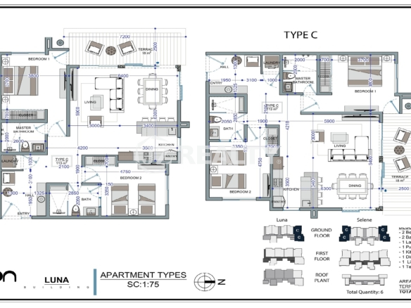 the-moon-condo-aruba-floorplan-type-c