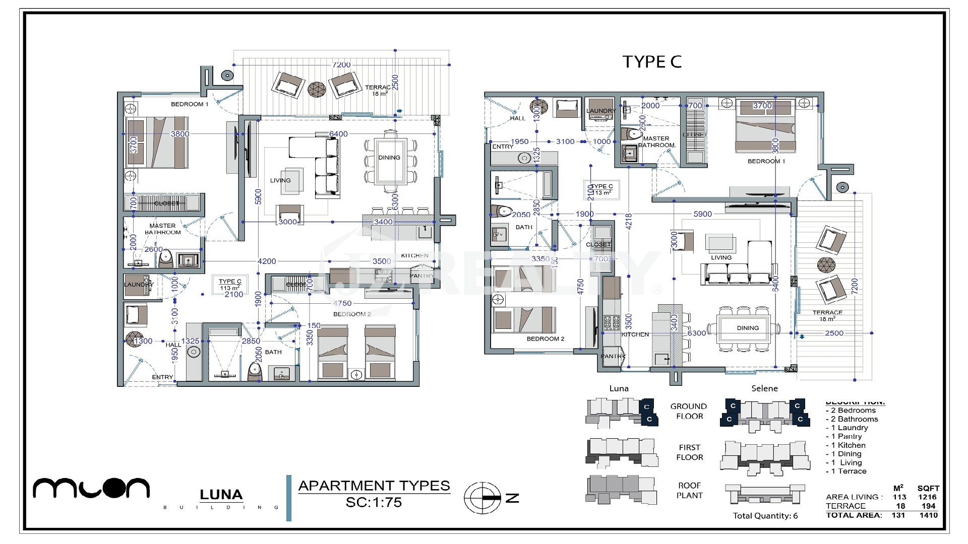 the-moon-condo-aruba-floorplan-type-c