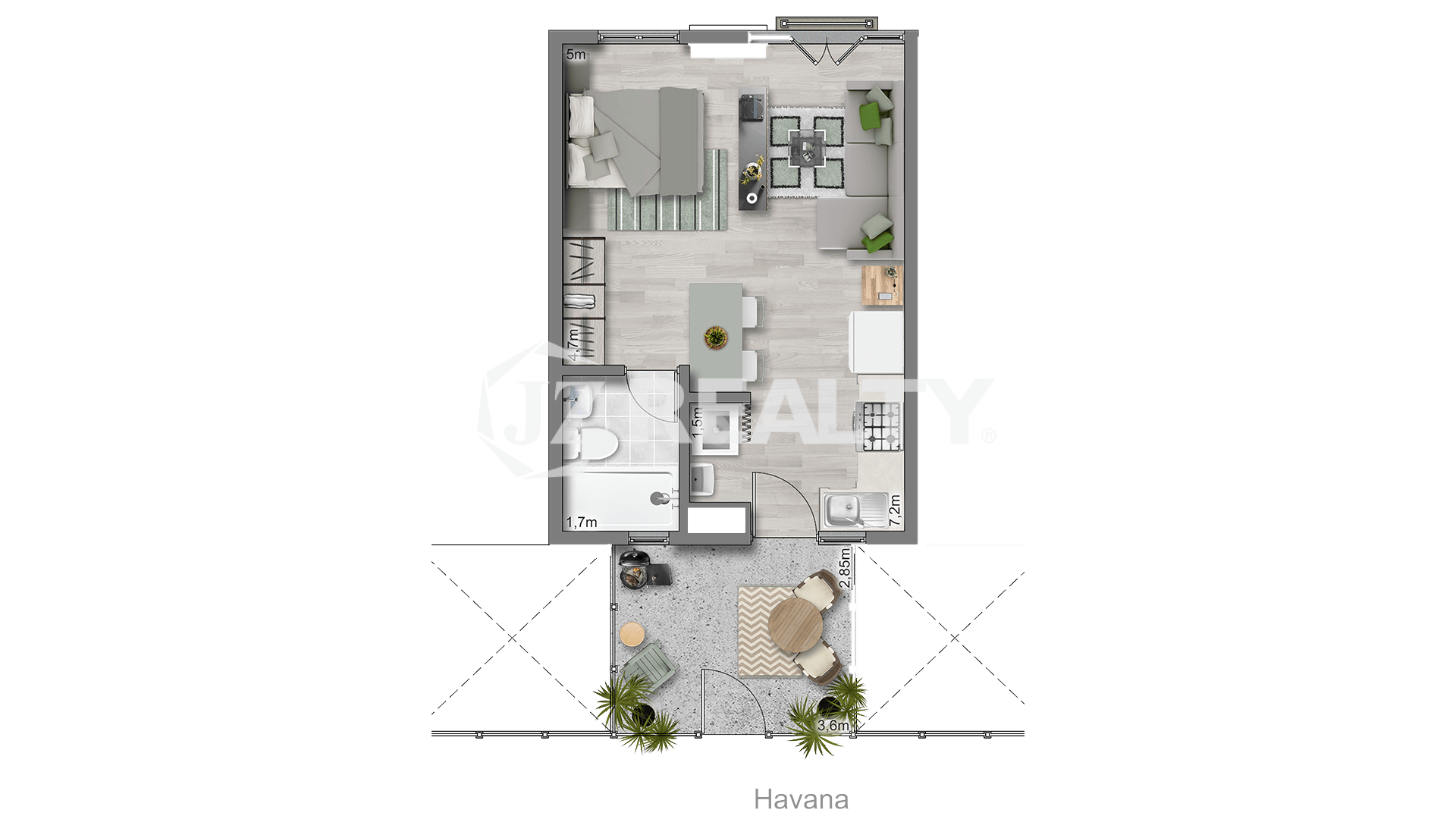 Apartment 425 CT Phase II Havana Studio BASE