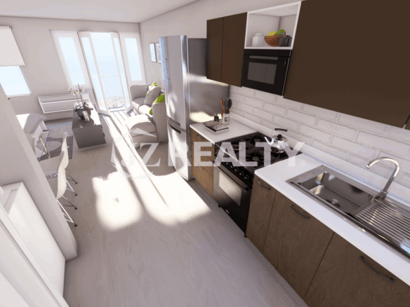 Apartment 435 CT Phase II Havana Studio Kitchen Area