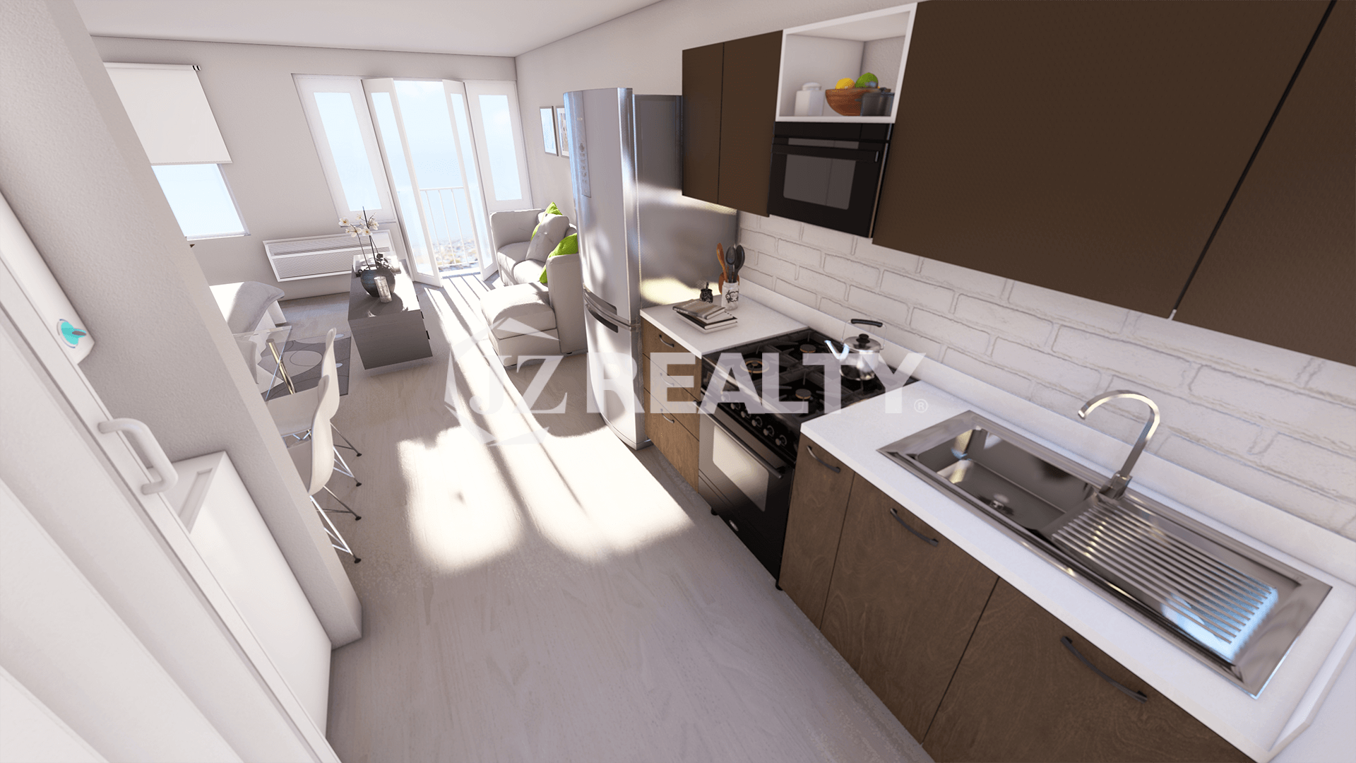 Apartment 440 CT Phase II Havana Studio Kitchen Area