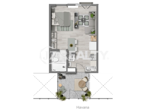 Apartment 465 CT Phase II Havana Studio BASE