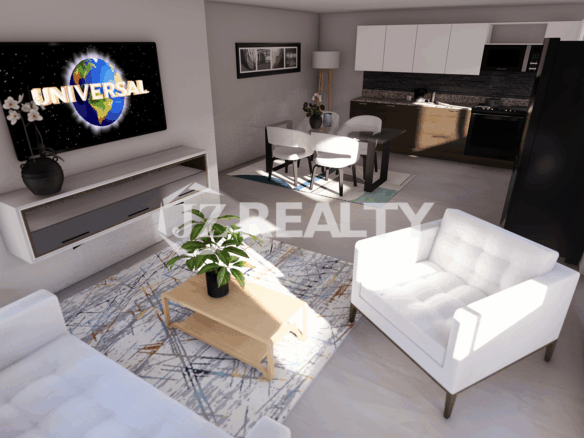 Villa 6311 CT Phase II Nassau 3-Bed Living Area View