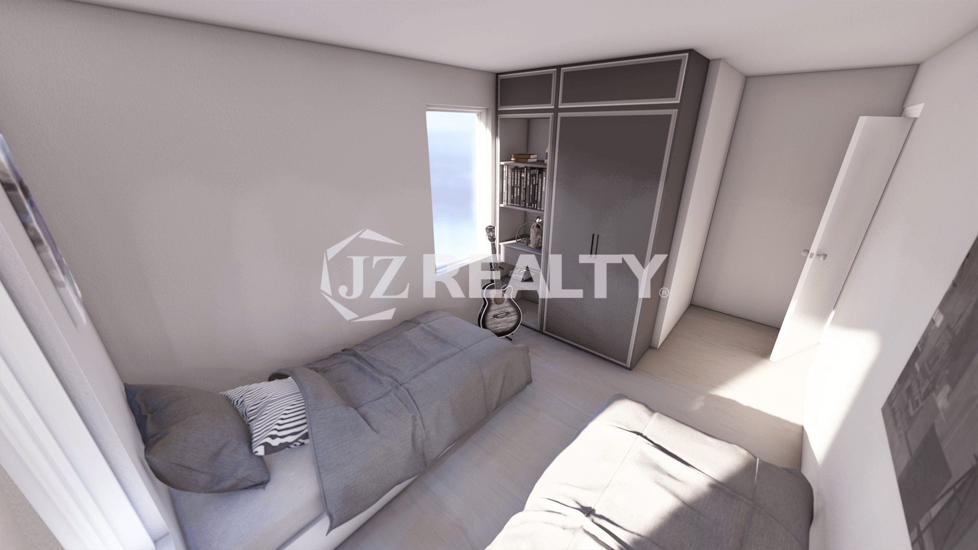 Villa CT Phase II Nevis 3-Bed Bedroom 2 Overview
