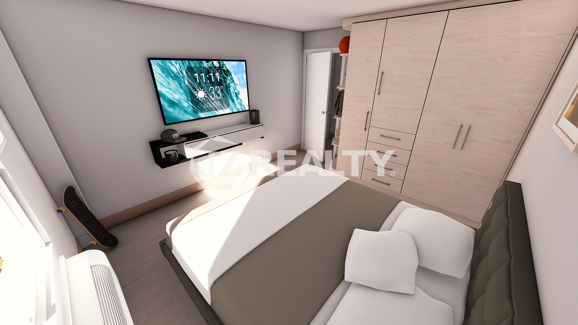 Apartment 412 CT Phase II Port au Prince 2-bed Bedroom Overview