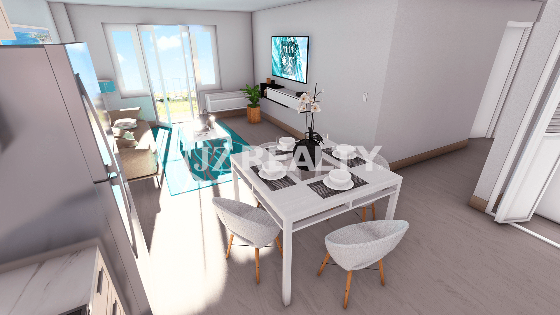 Apartment 412 CT Phase II Port au Prince 2-bed Dining Area