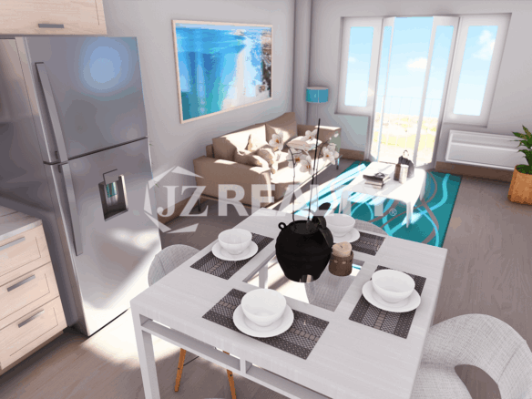 Apartment 412 CT Phase II Port au Prince 2-bed Kitchen Area