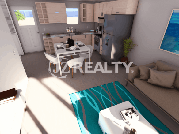 Apartment 412 CT Phase II Port au Prince 2-bed Living Area