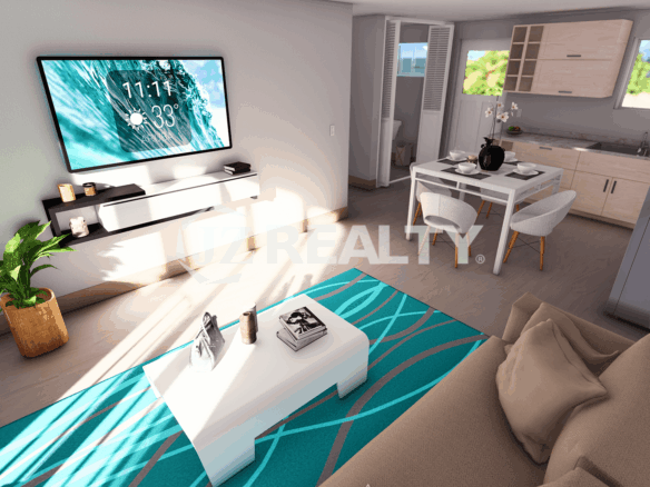 Apartment 418 CT Phase II Port au Prince 2-bed Living Area View