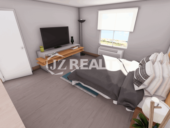 Apartment 448 CT Phase II Port au Prince 2-bed Bedroom Side View