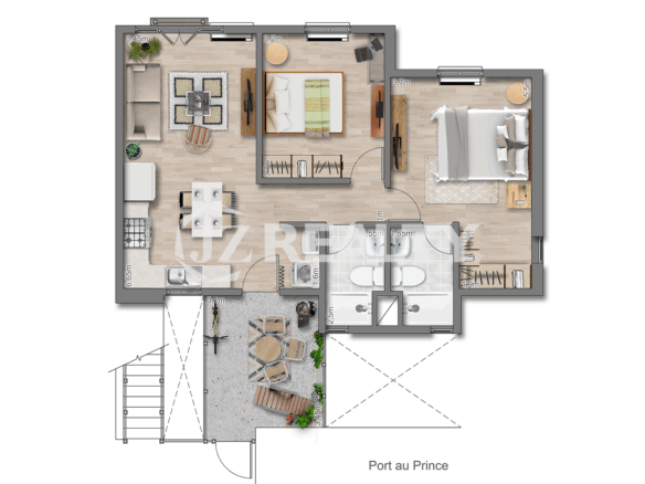 Apartment CT Phase II Port au Prince 2-bed BASE 2