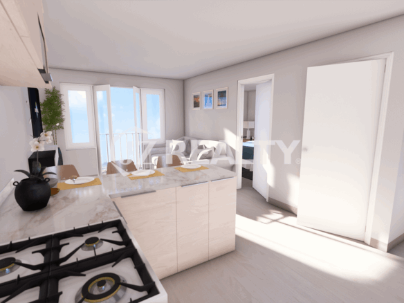 Apartment 439 CT Phase II Punta Cana 1-bed Kitchen Area