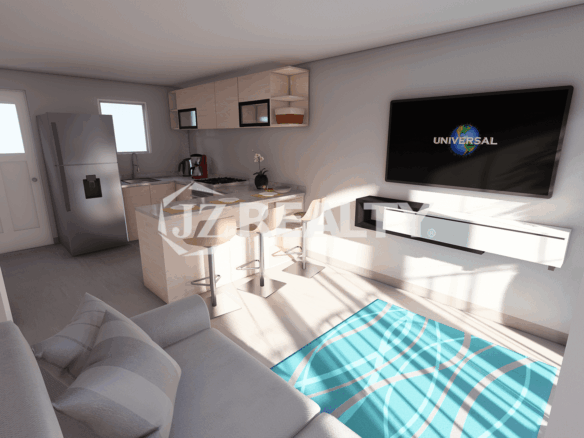 Apartment 451 CT Phase II Punta Cana 1-bed Living Area View