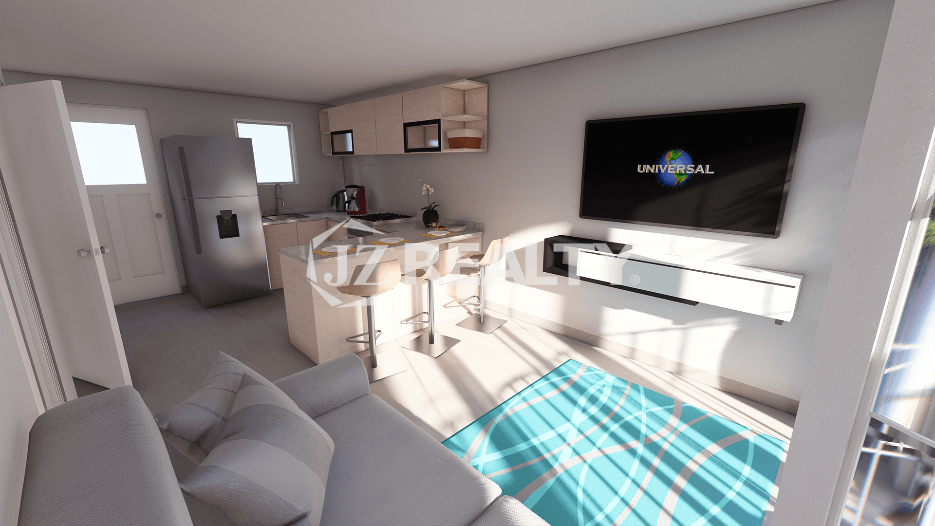 Apartment 461 CT Phase II Punta Cana 1-bed Living Area View
