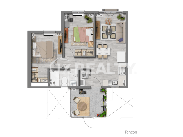 Apartment 338 CT Phase II Rincon 2-bed BASE