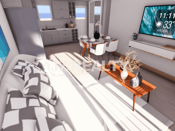 Apartment 341 CT Phase II Rincon 2-bed Living Area View