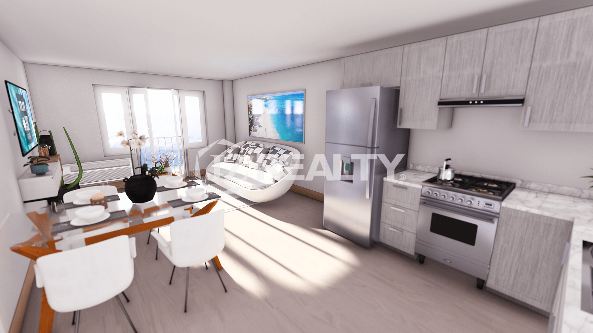 Apartment 368 CT Phase II Rincon 2-bed Kitchen Area
