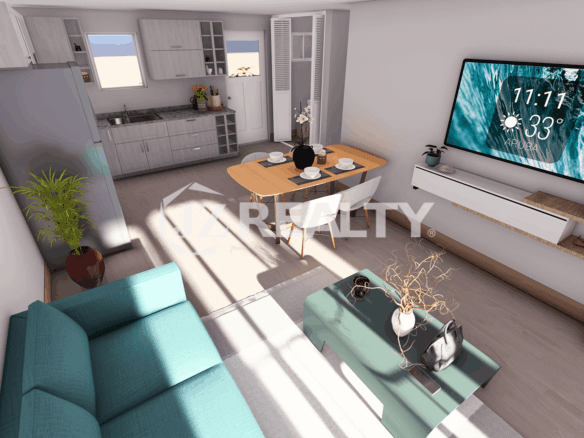 Apartment 347 CT Phase II San Juan 2-bed Living Area