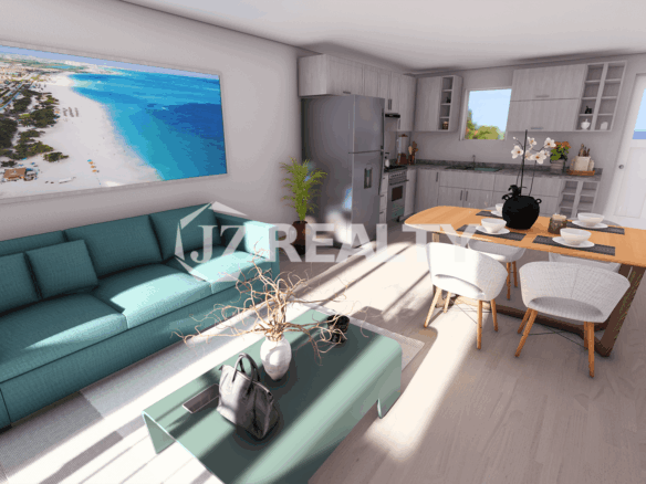 Apartment 373 CT Phase II San Juan 2-bed Living Area View