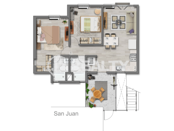 Apartment 377 CT phase II San Juan Layout Plan