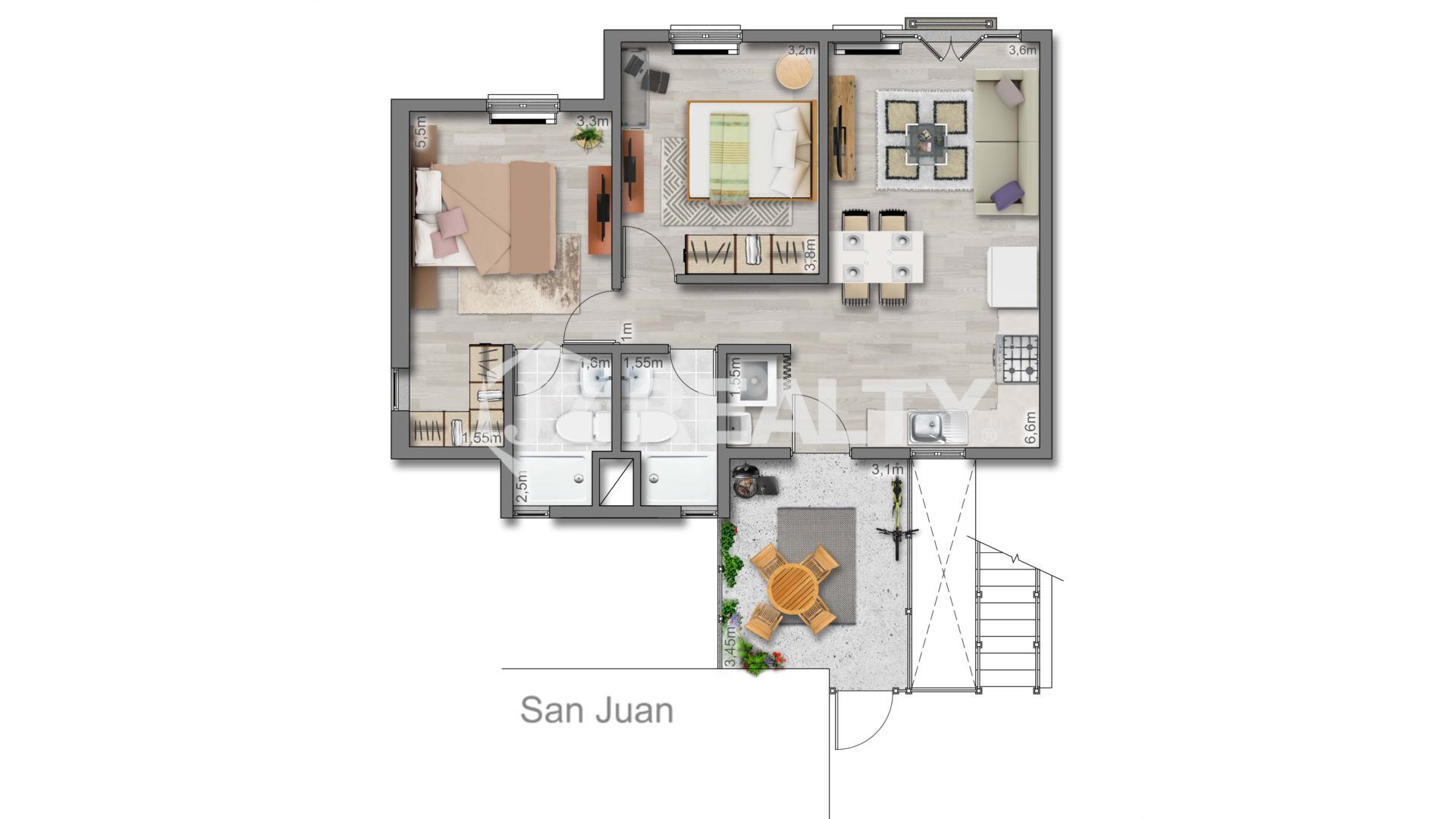 Apartment 377 CT phase II San Juan Layout Plan