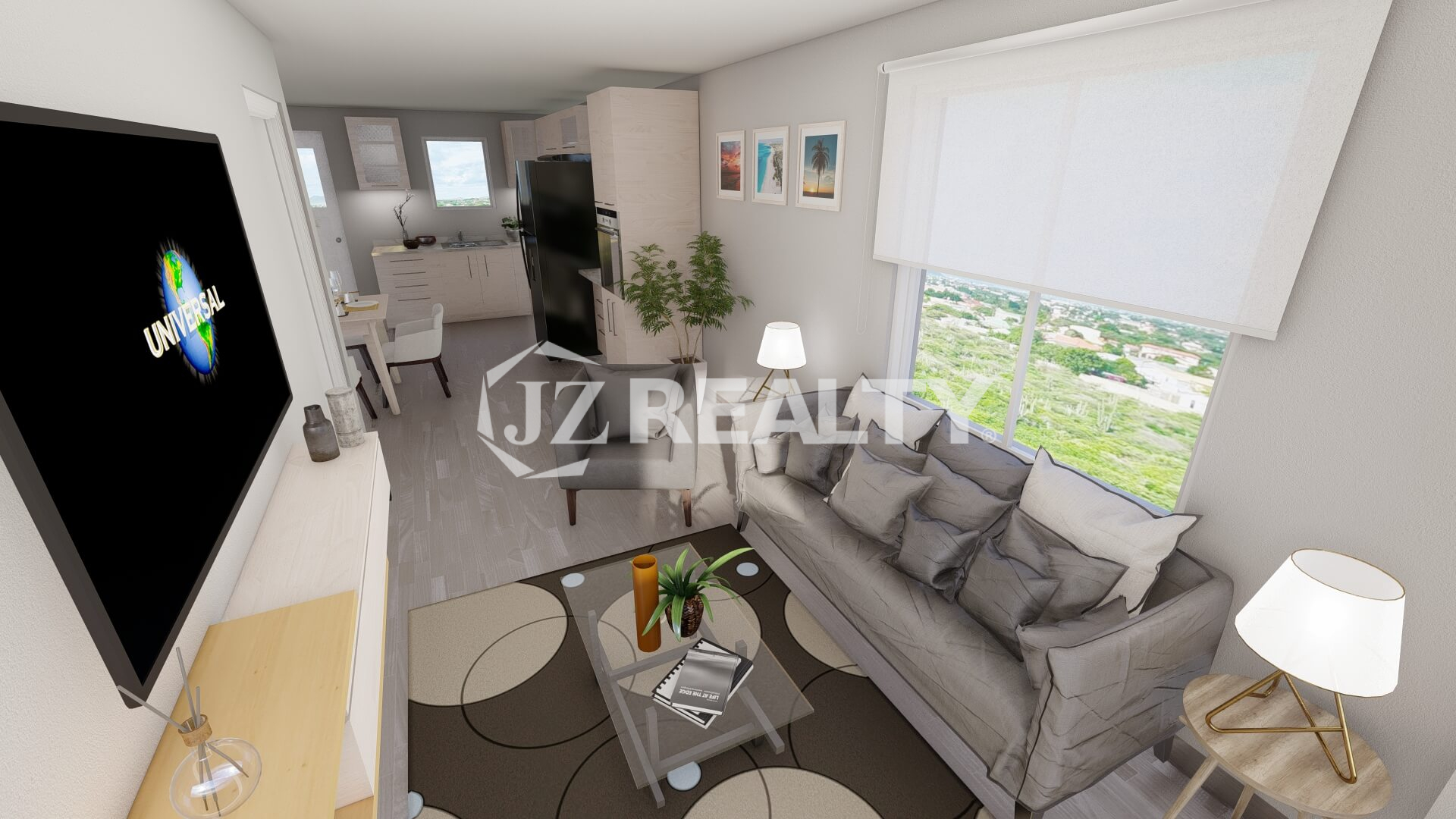 Townhouse 6015 CT Phase II St. John I 1-bed Living Area View