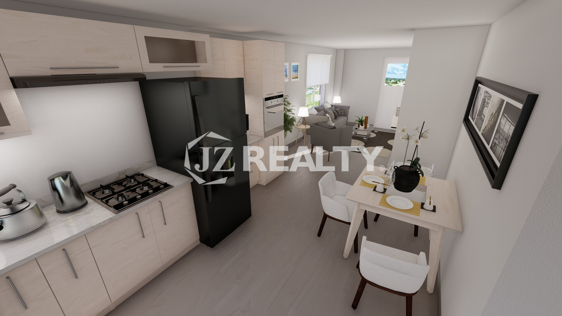 Townhouse 6512 CT Phase II St. John I 1-bed Kitchen Area