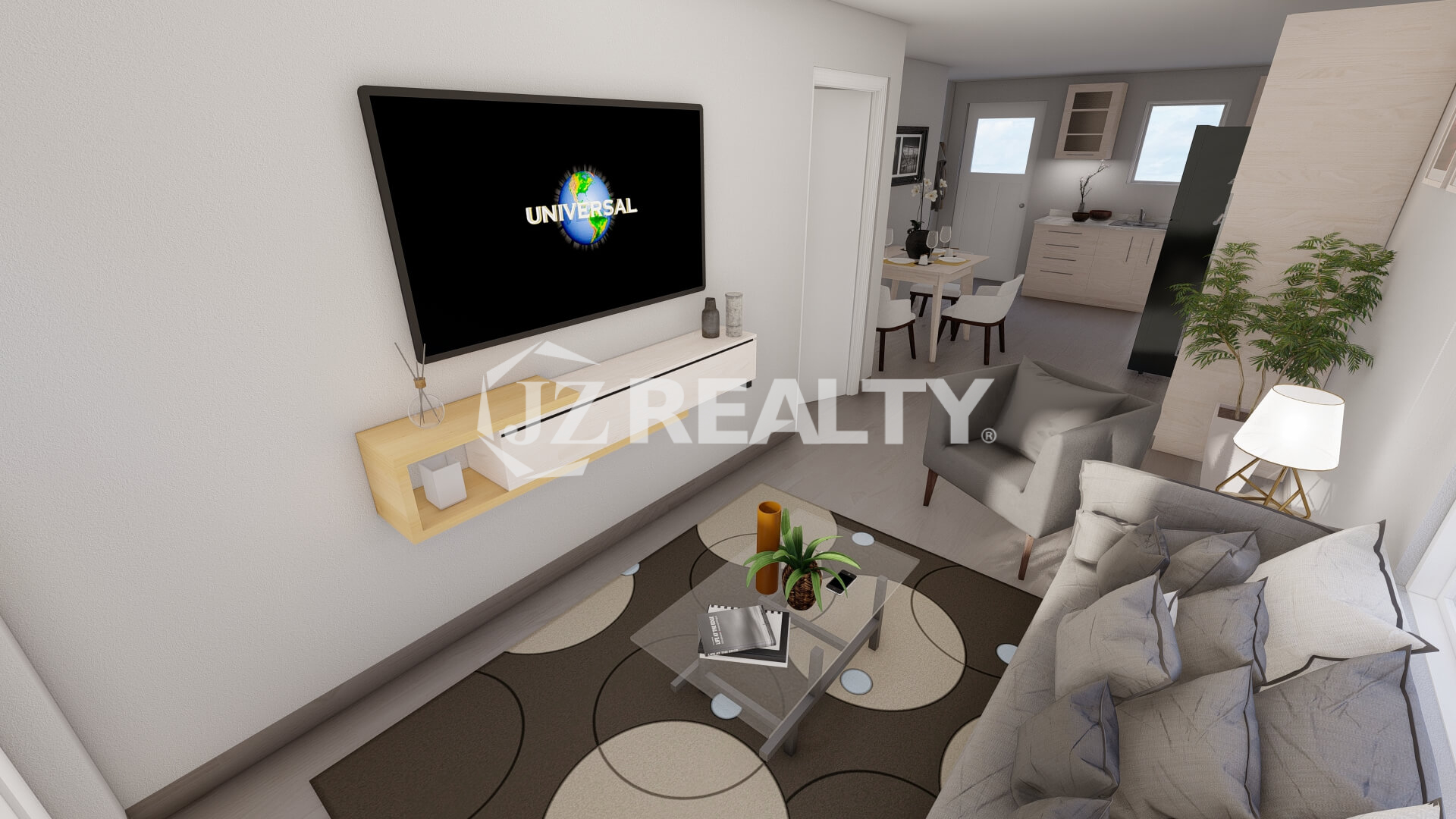 Townhouse CT Phase II St. John I 1-bed Living Area