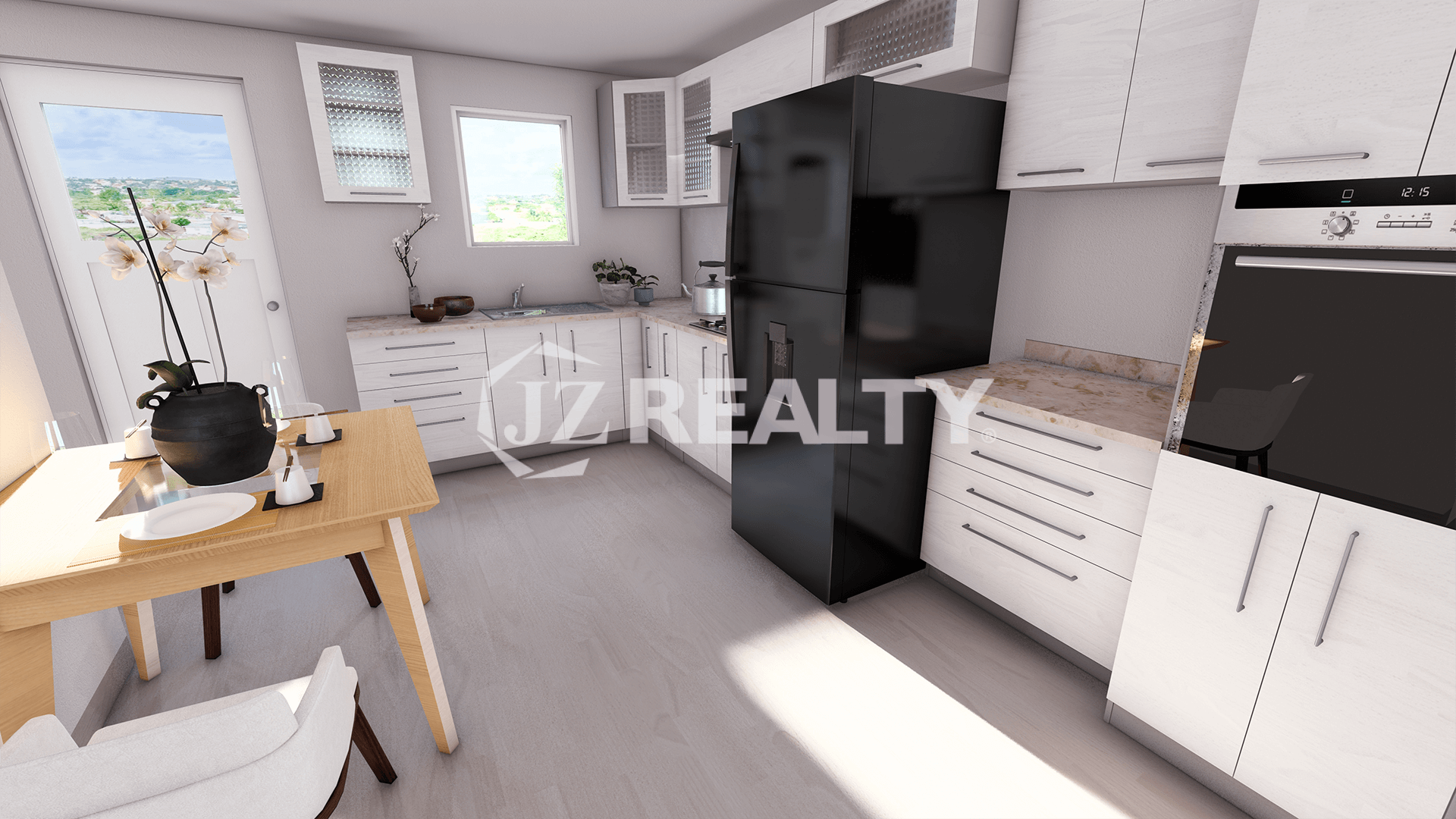 Townhouse 6525 CT Phase II St. John II Studio Kitchen Area View