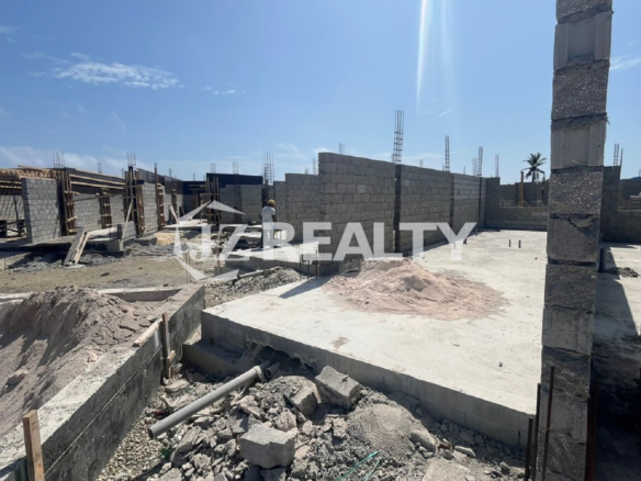 Nanki Aruba condo site showing reinforced foundation layout