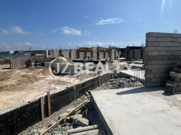 Nanki Aruba community construction highlighting multiple units in progress