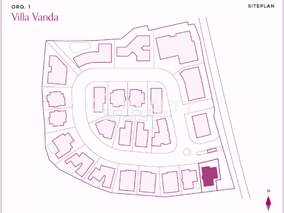 Villa ORQ 1 Orquidea Residences 3 Bedroom Villa Vanda layout view