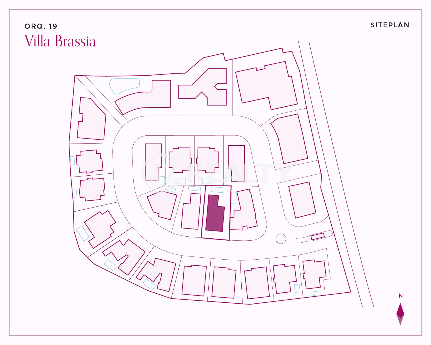 Villa ORQ 19 Orquidea Residences 3 Bedroom Villa Brassia Plan Layout View