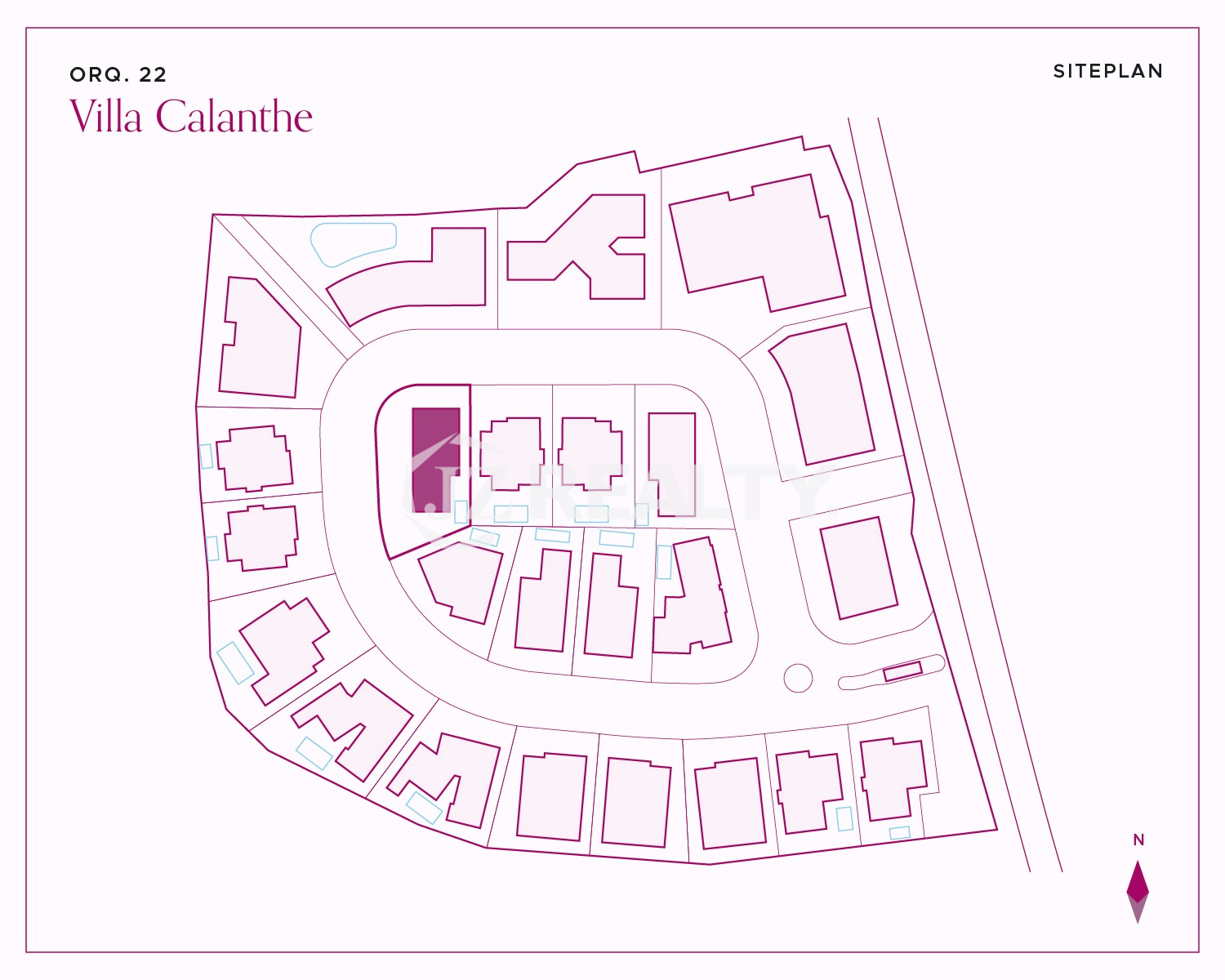 Villa ORQ 22 Orquidea Residences 3 Bedroom Villa Calanthe plan layout View