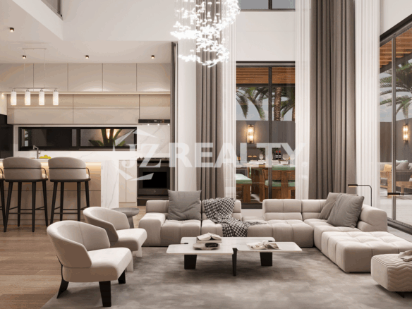 Villa ORQ 24 Orquidea Residences 3 Bedroom Villa Pleione living area VIew